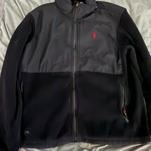 Ralph Lauren Polo Fleece Black Coat Jacket